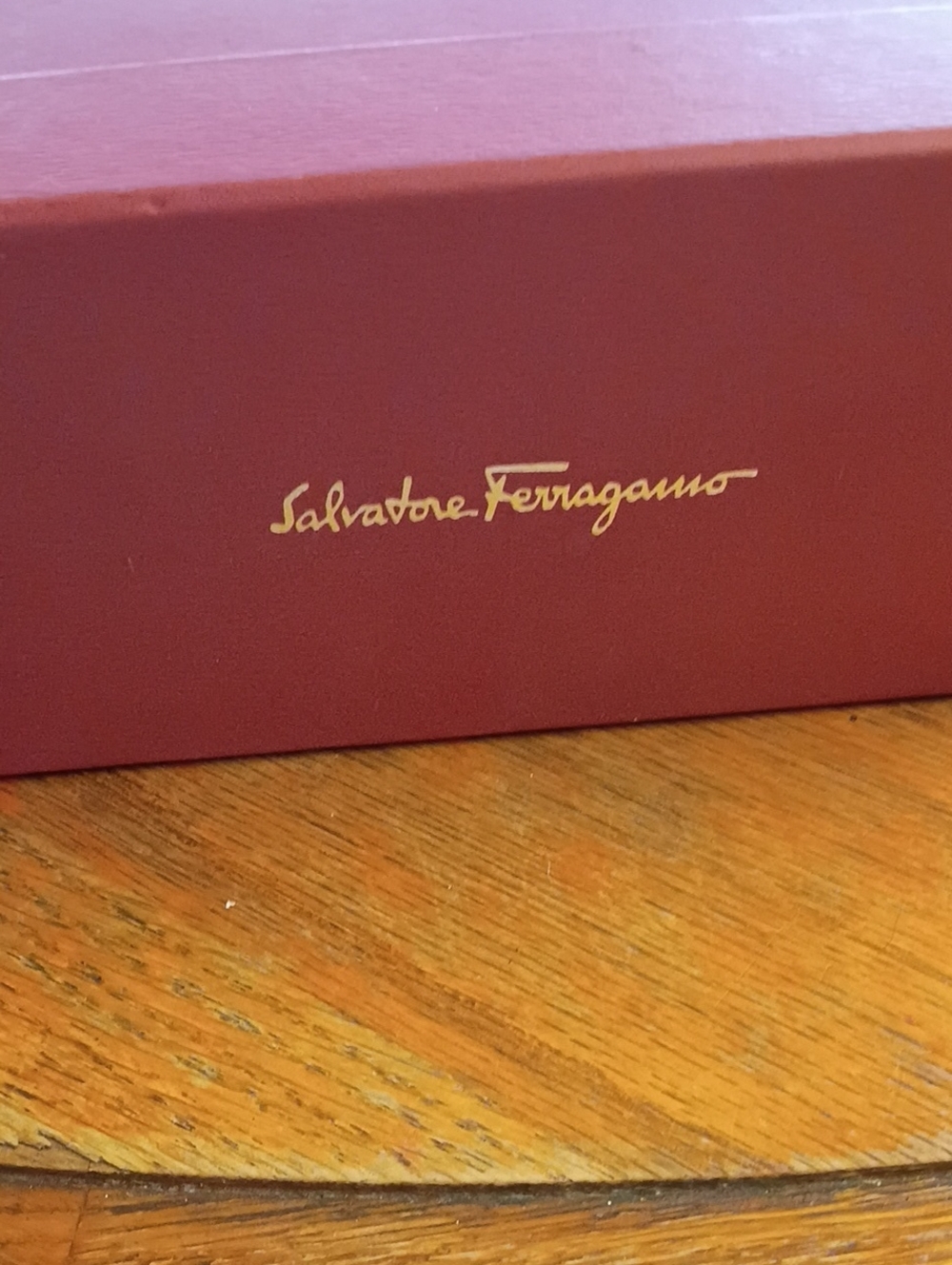 Salvatore Ferragamo Dark Brown Gradient Women's Sunglasses Brown Frame, Box, EUC - Picture 9 of 9
